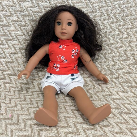 American Girl Other - American Girl Nanea 18” Doll With Original Outfit